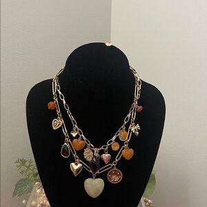 Altar’d State Gold Heart Charm Necklace